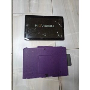 NuVision TM1318 13.3-inch Android Tablet Purple with Folio Case